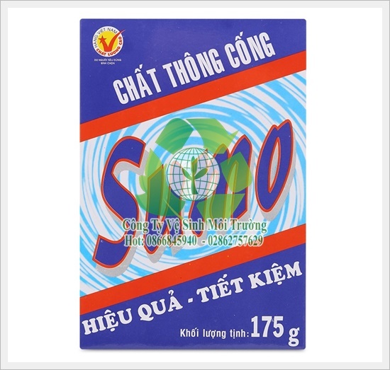 Bột thông cống bồn cầu.